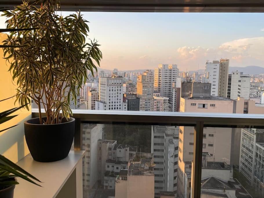 Studio Com Vista Incrivel 22º Andar Apartment เซาเปาโล ภายนอก รูปภาพ